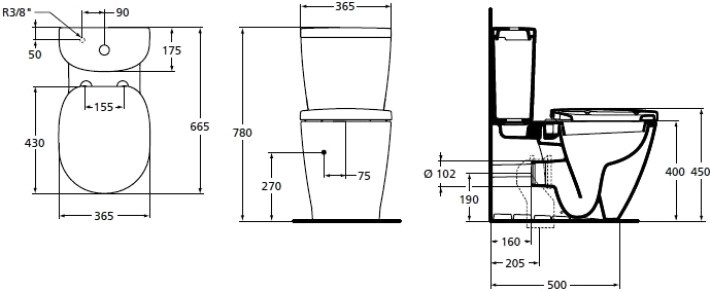 фото Унитаз Ideal Standard Унитаз, белый