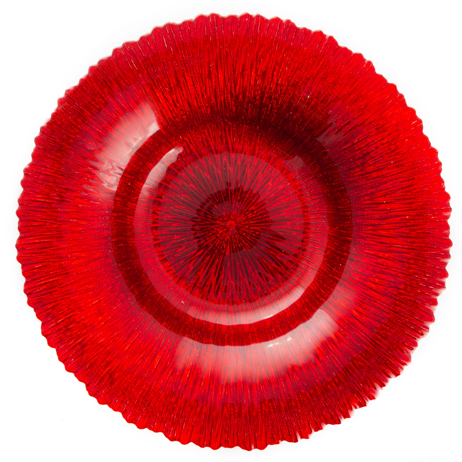 фото Блюдо АКСАМ-АКДЖАМ большое РУБИН, 18411/2, диаметр 40 см, подарочная упаковка, красный
