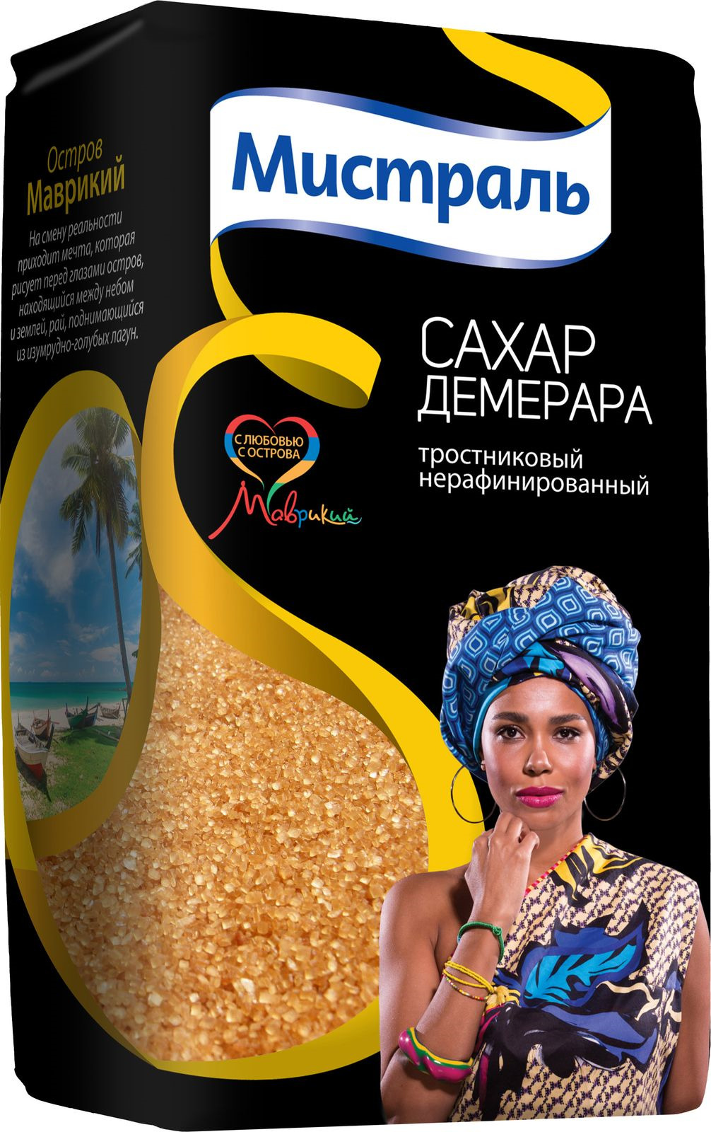 Мистраль Сахар тростниковый нерафинированный Демерара, 900 г — купить в ...
