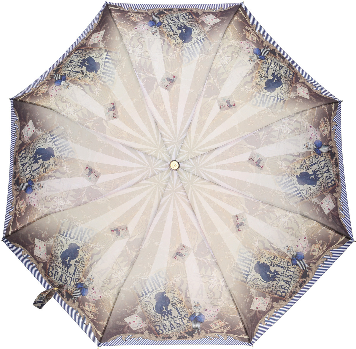 Зонт женский Fabretti, автомат, 3 сложения. L-18101-11