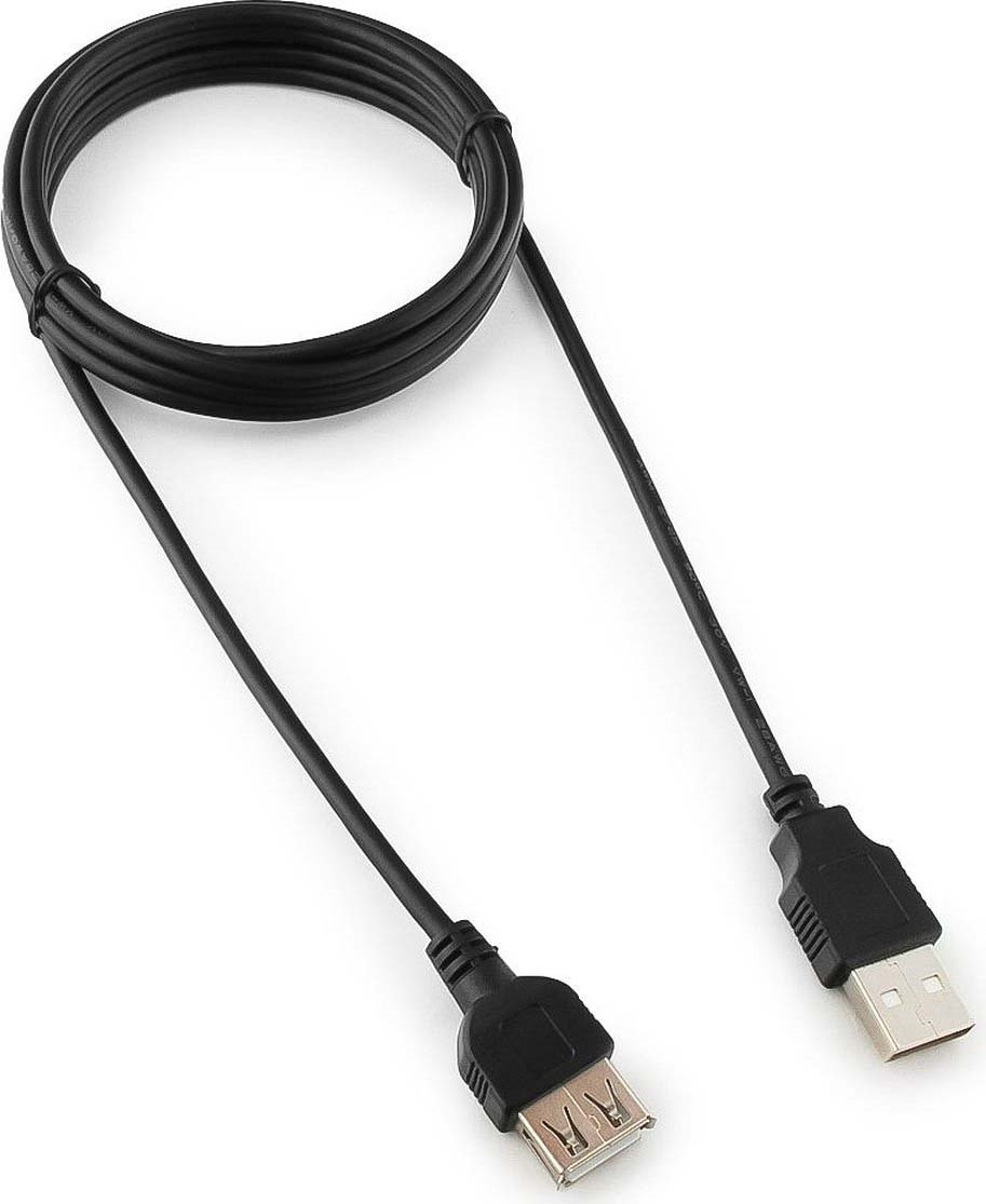 фото Кабель Cablexpert USB 2.0, 1,8 м, CC-USB2-AMAF-6B, черный