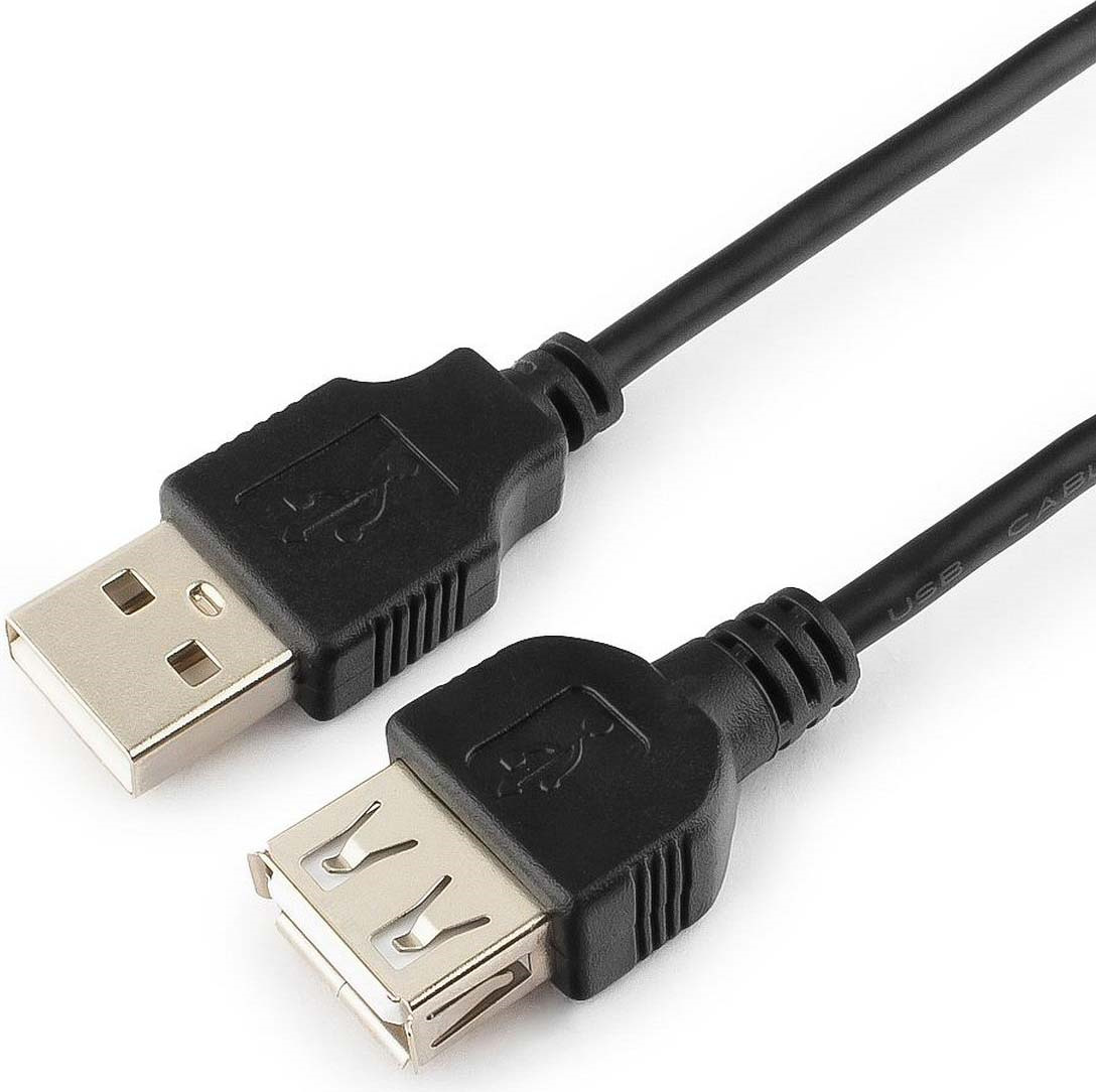 фото Кабель Cablexpert USB 2.0, 1,8 м, CC-USB2-AMAF-6B, черный