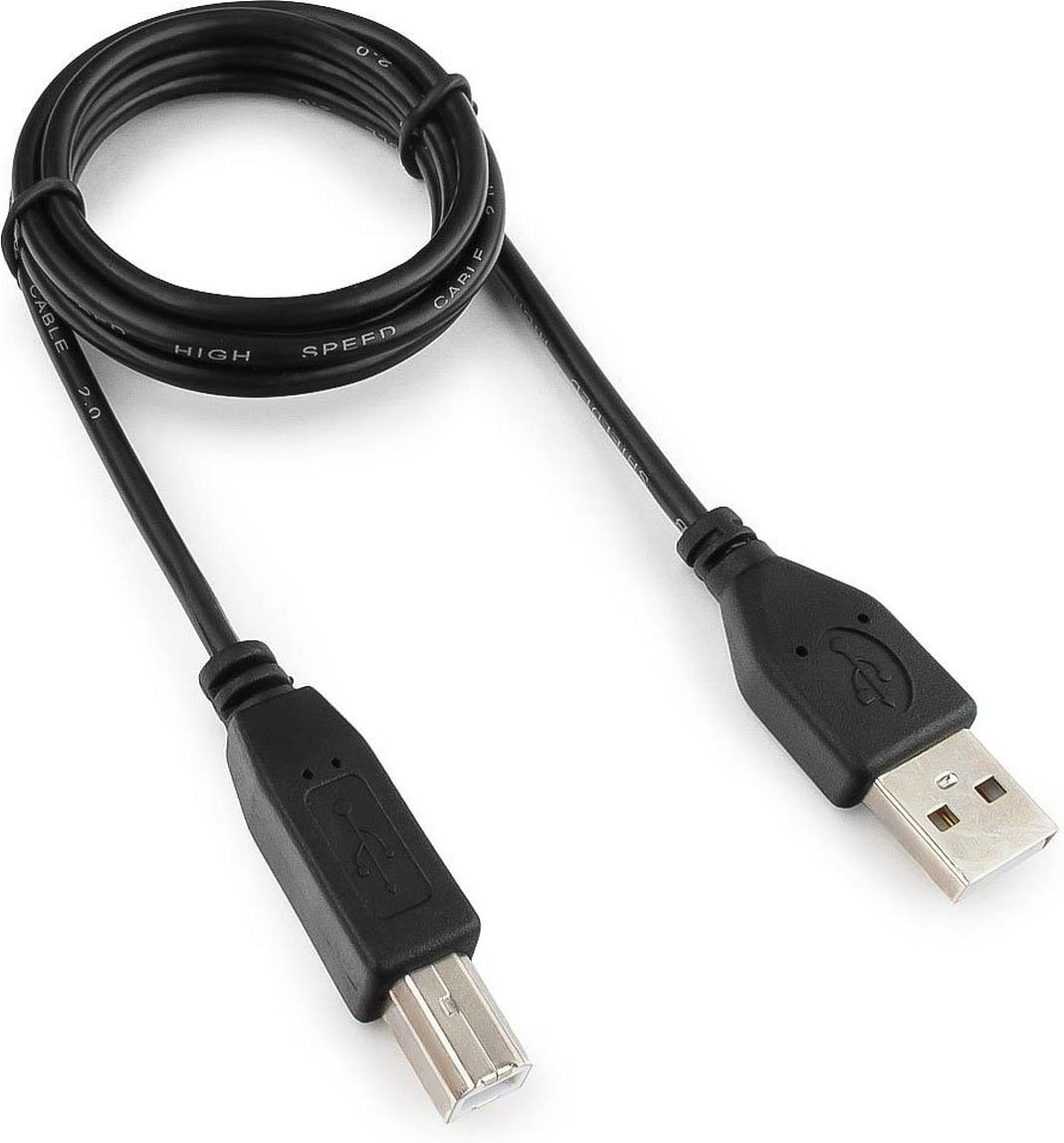 фото Кабель Cablexpert Гарнизон USB 2.0, 1 м, GCC-USB2-AMBM-1M, черный