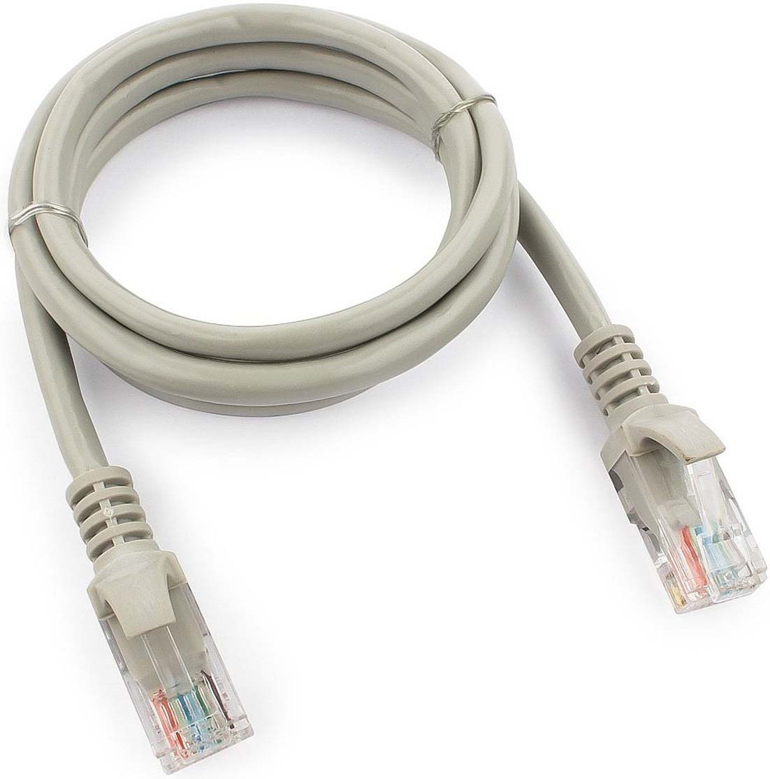 фото Кабель патч-корд UTP Cablexpert RJ-45, 1 м, PP12-1m, серый