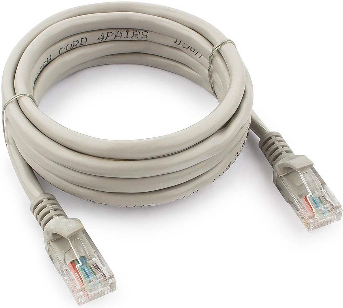 фото Кабель патч-корд UTP Cablexpert RJ-45, 2 м, PP12-2M, серый