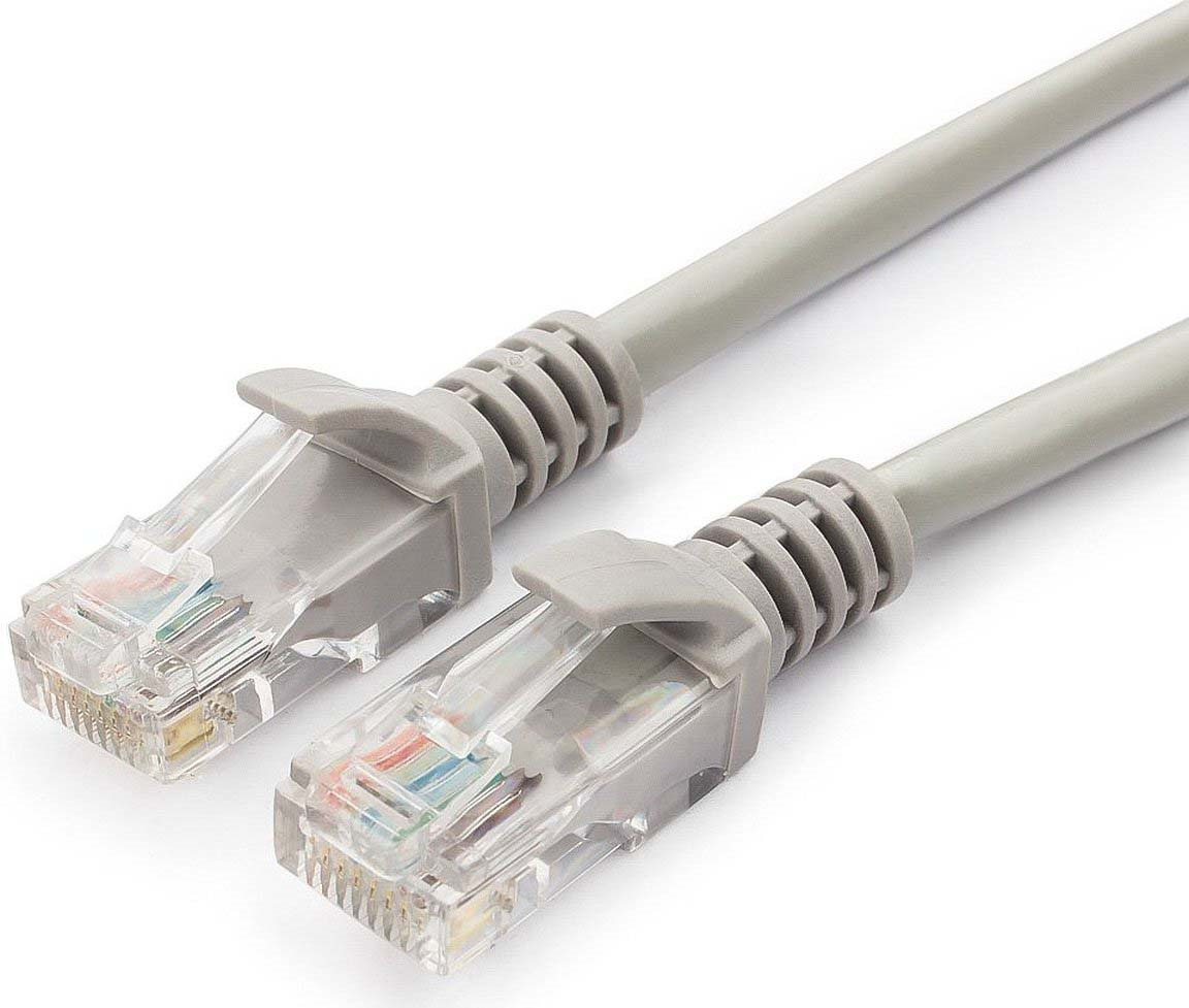 фото Кабель патч-корд UTP Cablexpert RJ-45, 5 м, PP12-5M, серый