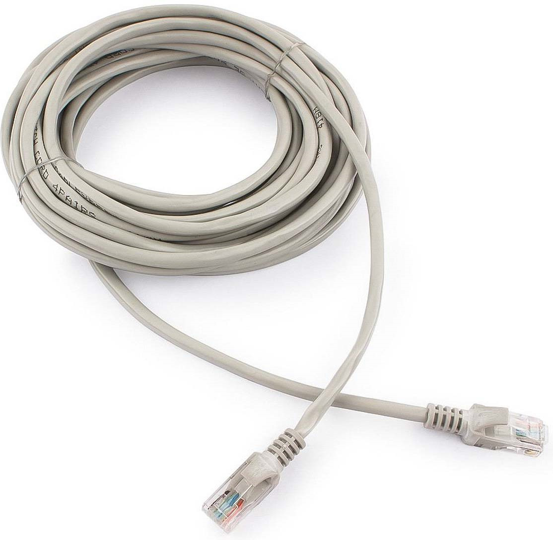 фото Кабель патч-корд UTP Cablexpert RJ-45, 7,5 м, PP12-7.5M, серый