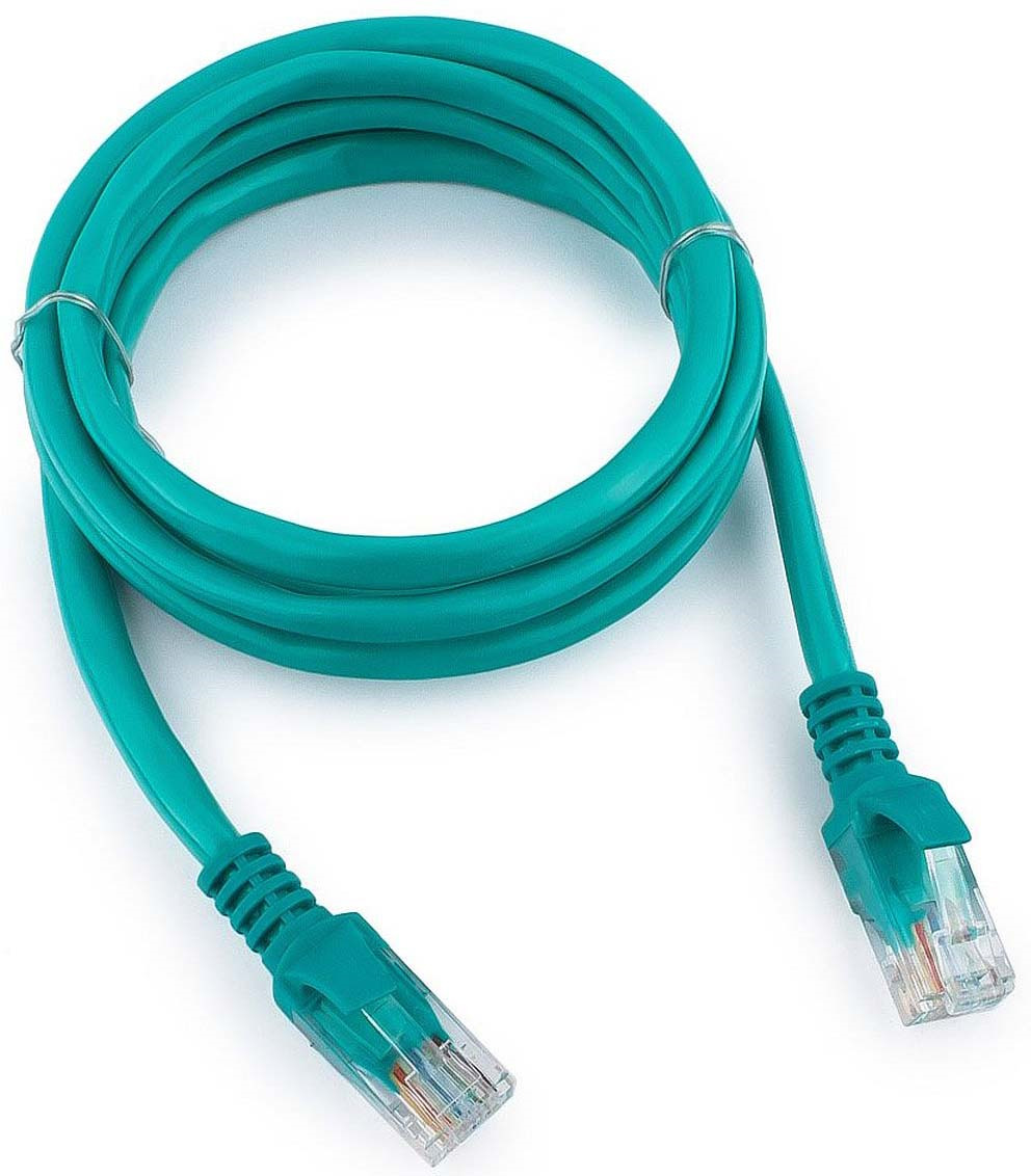 фото Кабель патч-корд UTP Cablexpert RJ-45, 1 м, PP12-1M/G, зеленый