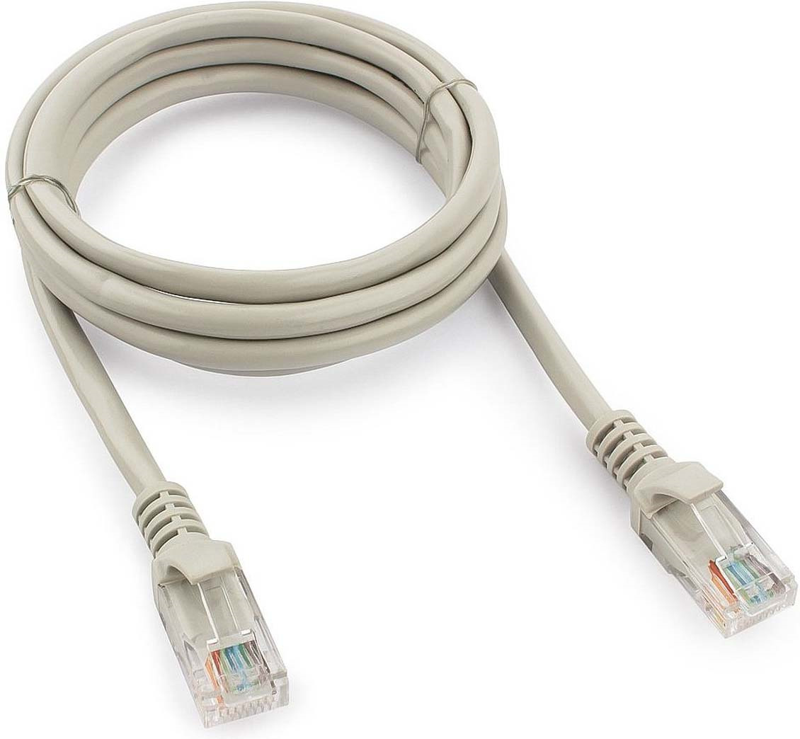 фото Кабель патч-корд UTP Cablexpert RJ-45, 1,5 м, PP12-1.5M, серый