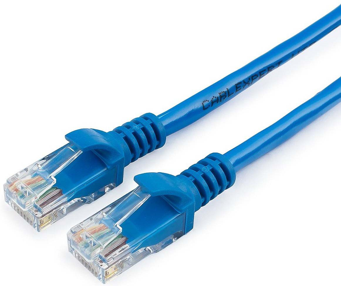 фото Кабель патч-корд UTP Cablexpert RJ-45, 1,5 м, PP12-1.5M/B, синий