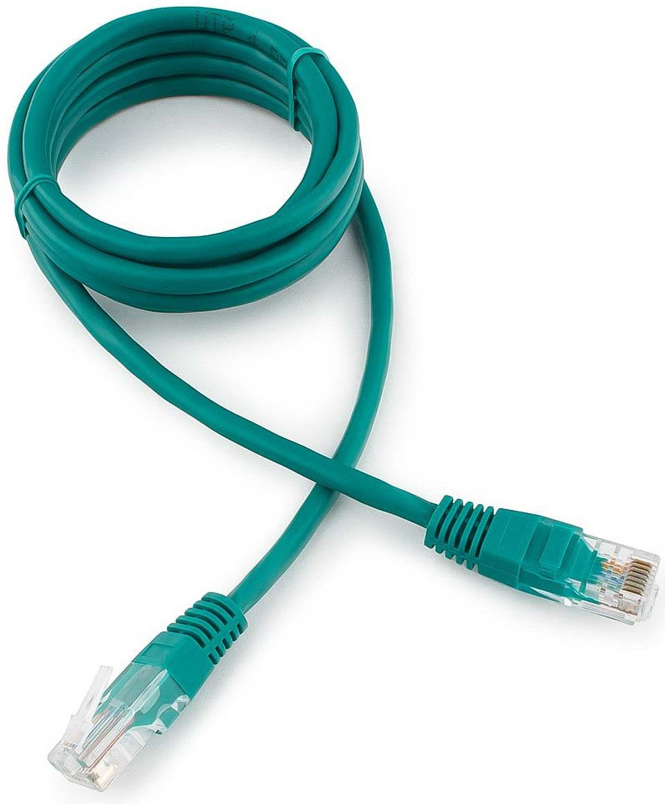 фото Кабель патч-корд UTP Cablexpert RJ-45, 1,5 м, PP12-1.5M/G, зеленый