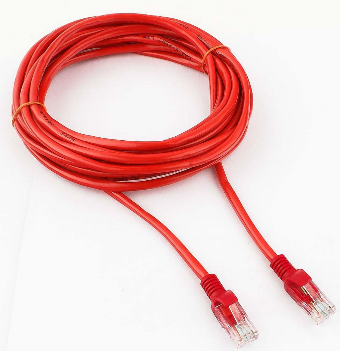 фото Кабель патч-корд UTP Cablexpert RJ-45, 5 м, PP12-5M/R, красный