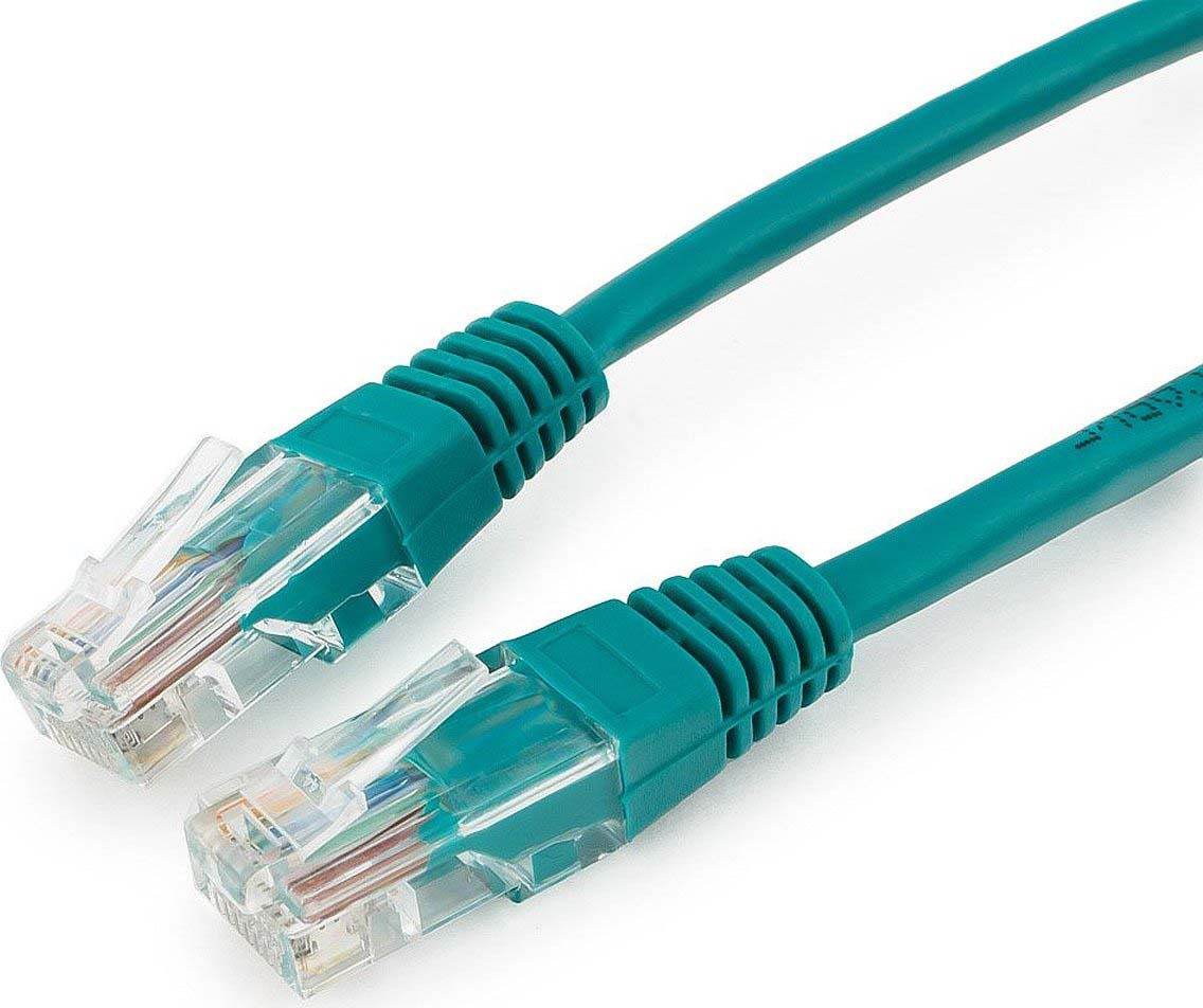 фото Кабель патч-корд UTP Cablexpert RJ-45, 0,25 м, PP12-0.25M/G, зеленый