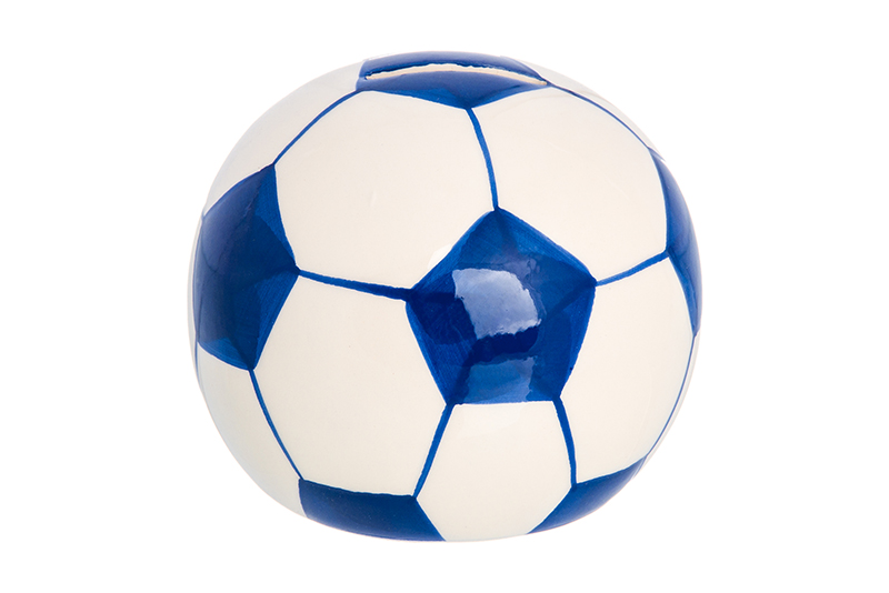 Копилка Elan Gallery Мяч, белый, синий