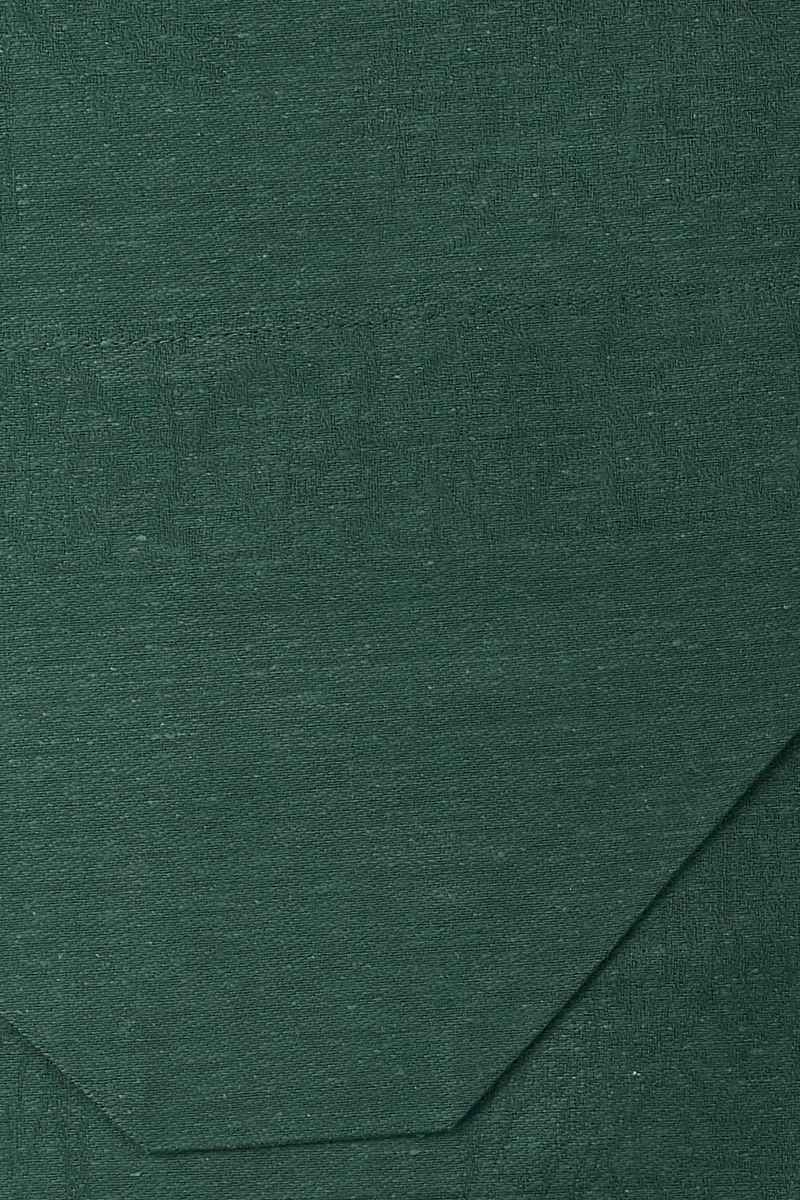 фото Скатерть Гаврилов-Ямский Лен, 1со3606, темно-зеленый, 110 x 110 см