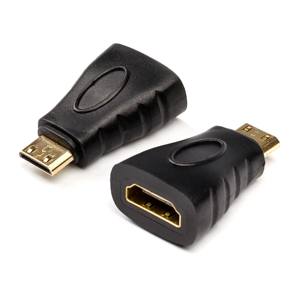 фото Адаптер-переходник ATcom  mini HDMI (male) - HDMI (female), AT5285, черный