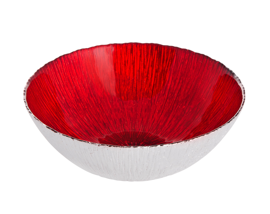 фото Блюдо АКСАМ-АКДЖАМ Глубокое РУБИН, 17547/2, диаметр 25 см,  без упаковки, красный