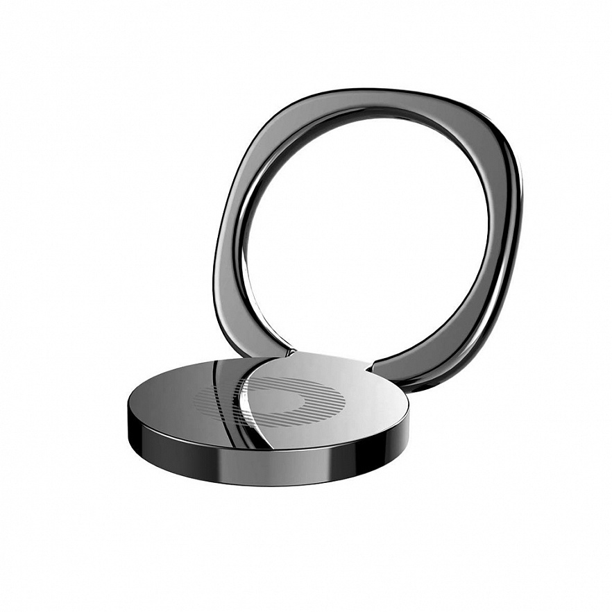 фото Кольцо-держатель для телефона Baseus Privity Ring Bracket with Magnet Function black, черный
