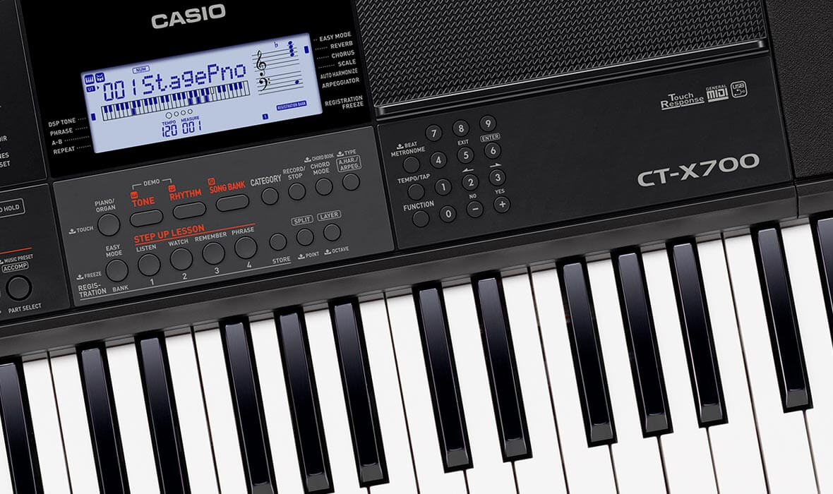 фото Цифровой синтезатор Casio CT-X700, черный