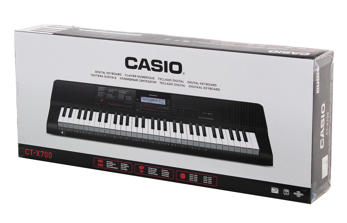 фото Цифровой синтезатор Casio CT-X700, черный