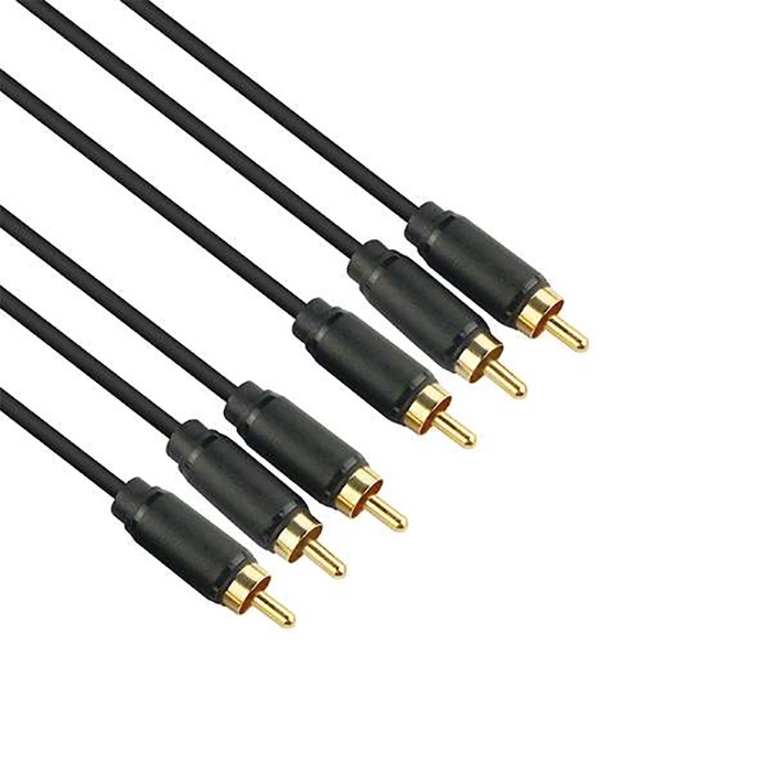 фото Кабель Mobiledata 3RCA - 3RCA, 1.8 м, черный