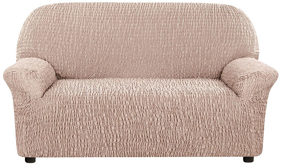 фото Чехол на 2-местный диван Еврочехол "Сиена Венера", 34/200-2, коричневый, ширина 160 см