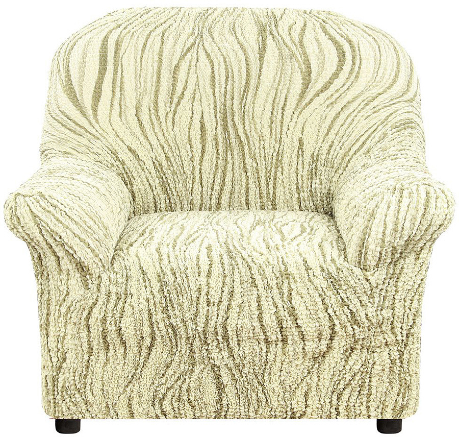 фото Чехол на кресло Еврочехол "Виста Элегант", 6/229-1, зеленый, ширина 100 см