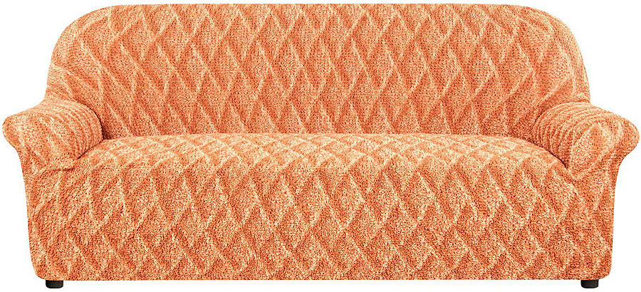 фото Чехол на 3-х местный диван Еврочехол "Виста", цвет: терракотовый, 160-240 см. 6/38-3