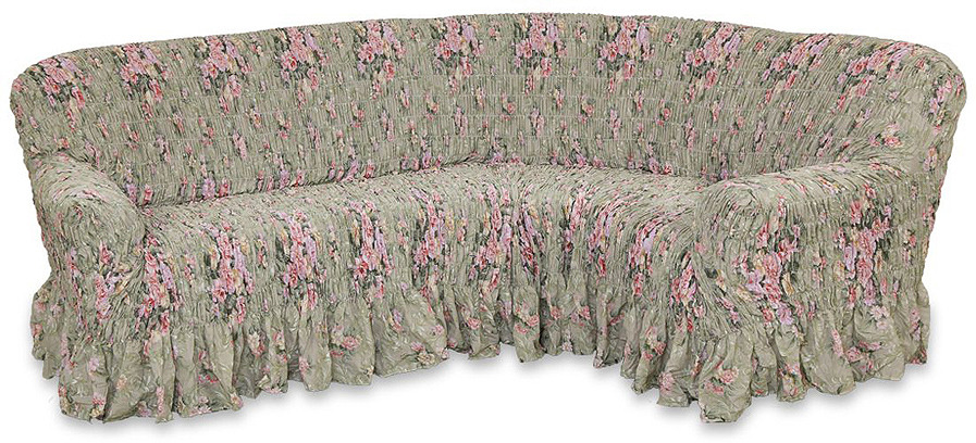 фото Чехол на угловой диван Еврочехол "Фантазия. Феличита", 380-530 см
