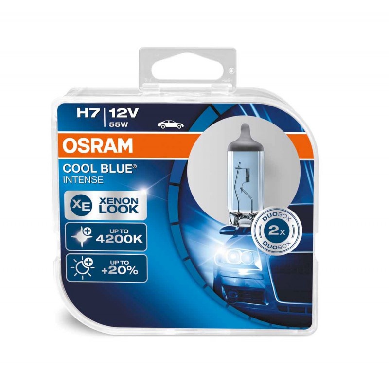 фото Лампа автомобильная Osram COOL BLUE INTENSE 55 Вт, Галогенная