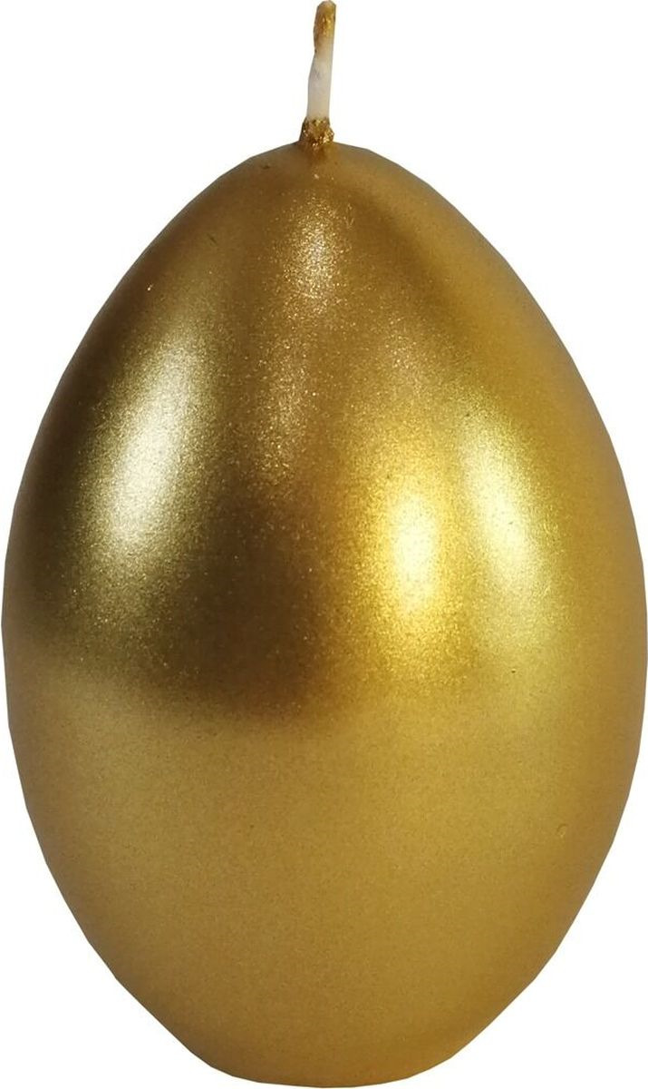 фото Свеча декоративная Мир свечей "Яйцо золотое", высота 6,5 см