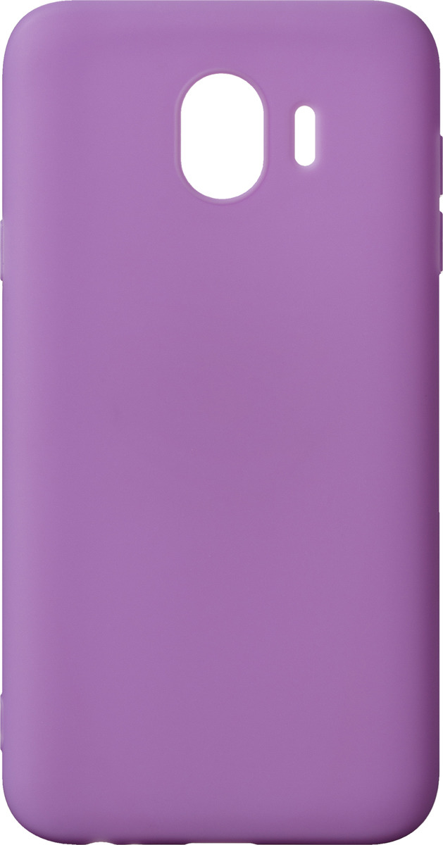 фото Чехол AnyCase для Samsung Galaxy J4, матовый, фиолетовый