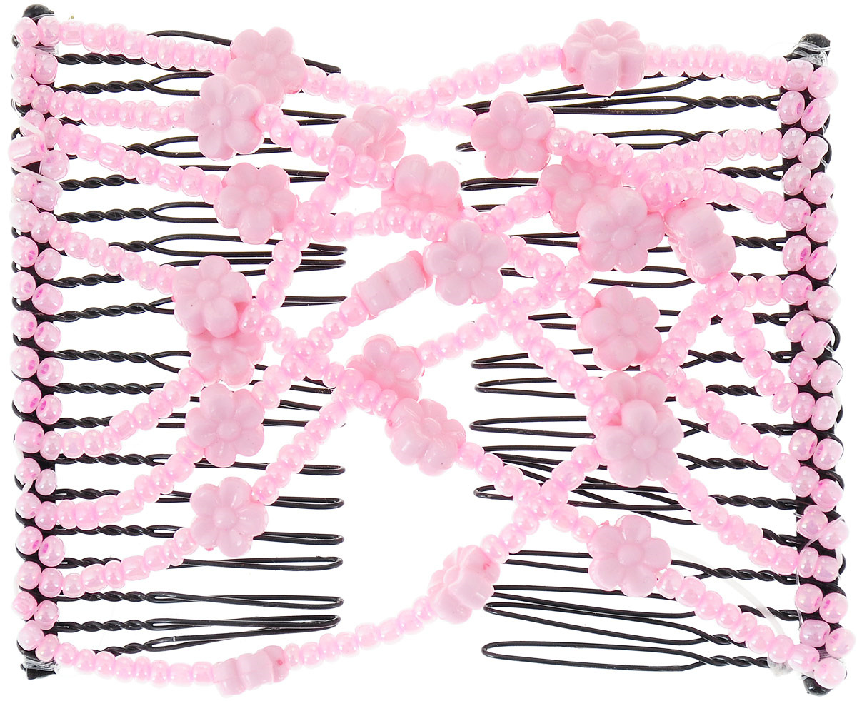 фото Заколка EZ-Combs "Изи-Комбс", одинарная, розовый