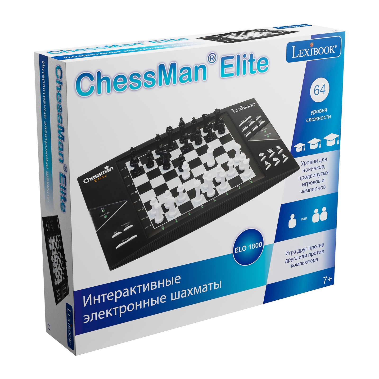 фото Игровая приставка Lexibook ChessMan Elite CG1300, черный