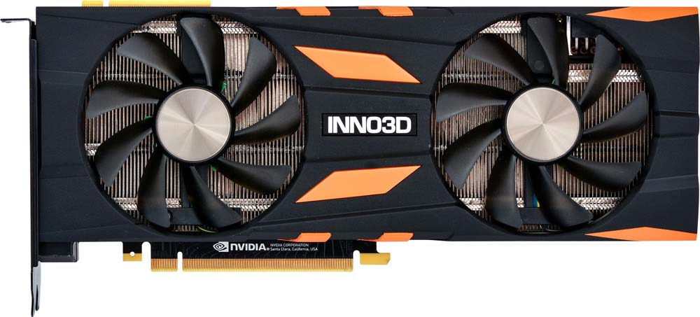 фото Видеокарта nVidia GeForce RTX2080 Inno3D Twin X2 PCI-E 8192Mb, N20802-08D6-1180633