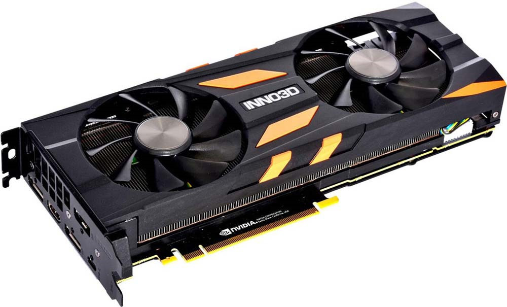 фото Видеокарта nVidia GeForce RTX2080 Inno3D Twin X2 PCI-E 8192Mb, N20802-08D6-1180633