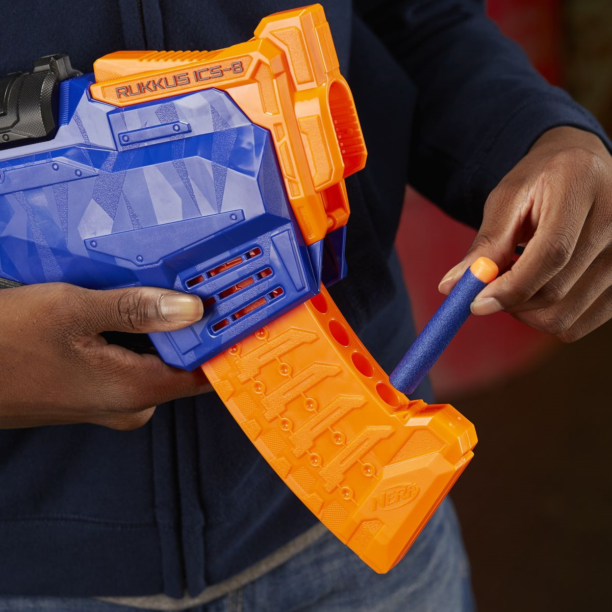 фото Бластер Nerf Elite Ruckus ICS-8 + 8 стрел, E2654EU4