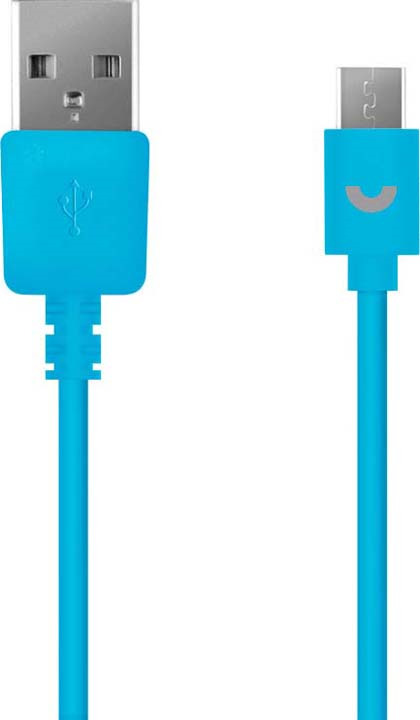 Дата-кабель Prime Line USB-micro USB, 1.2 м, синий