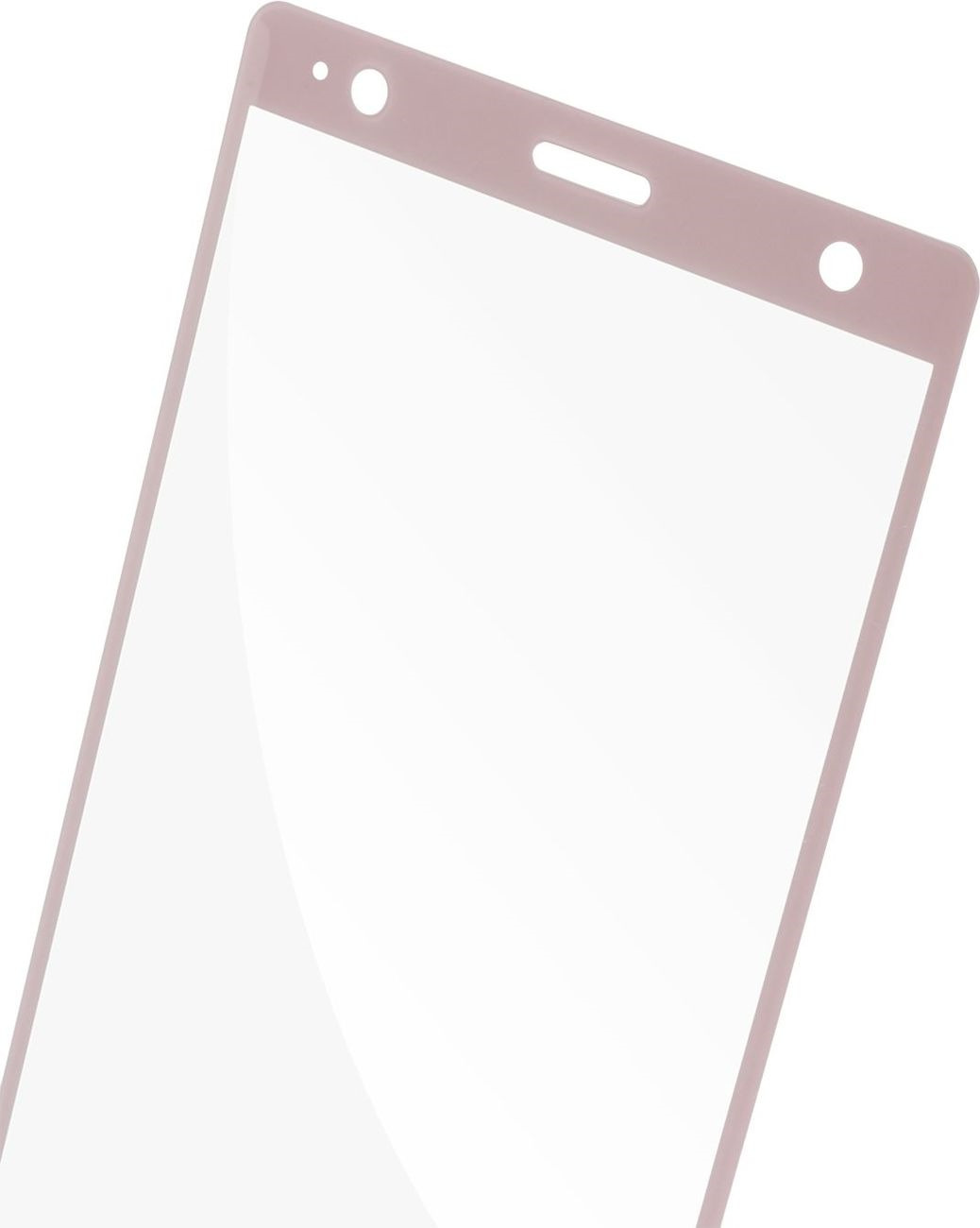 фото Защитное стекло Brosco 3D для Sony Xperia XZ2, розовый