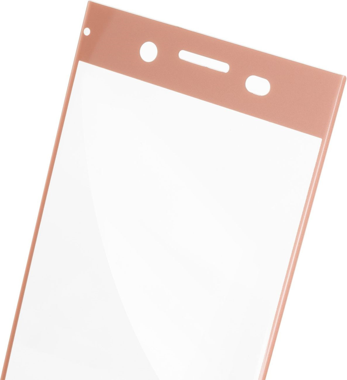 фото Защитное стекло Brosco 3D для Sony Xperia XZ Premium, розовый