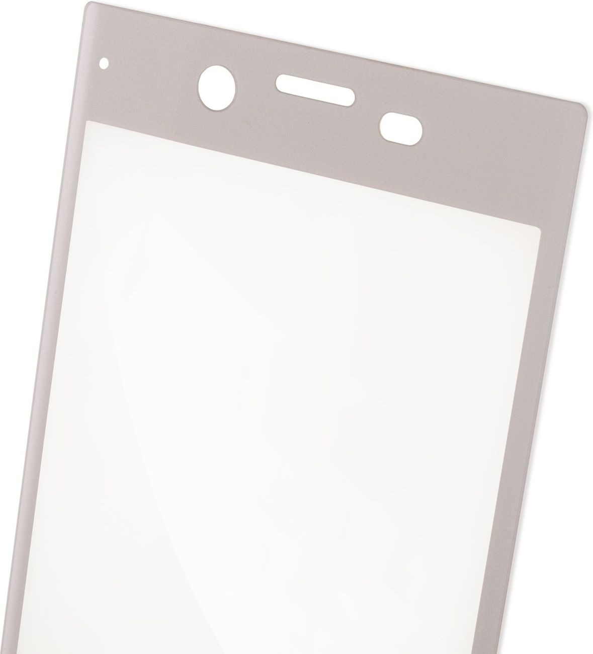 фото Защитное стекло Brosco 3D полноприклеивающееся для Sony Xperia XZs, серебристый