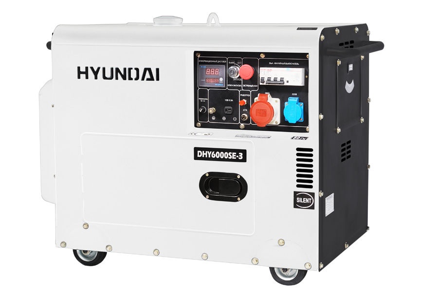 Генератор HYUNDAI DHY 6000SE-3