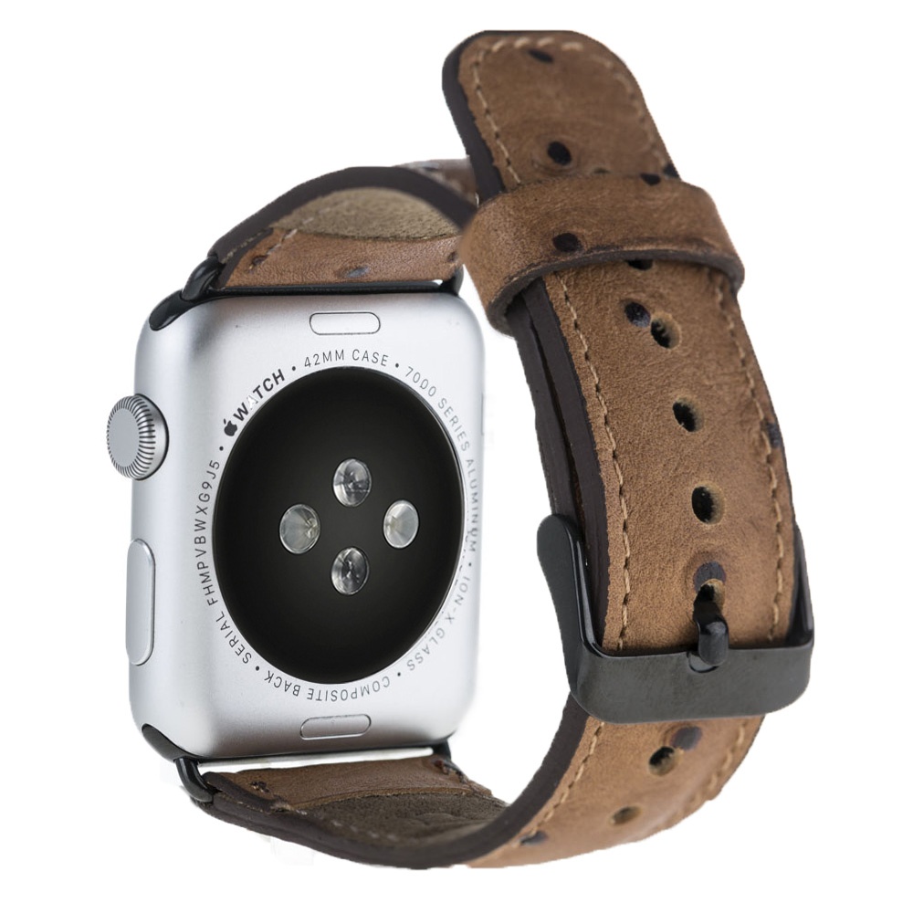 Ремешок для смарт-часов Burkley для Apple Watch 38/40 mm Classic, коричневый