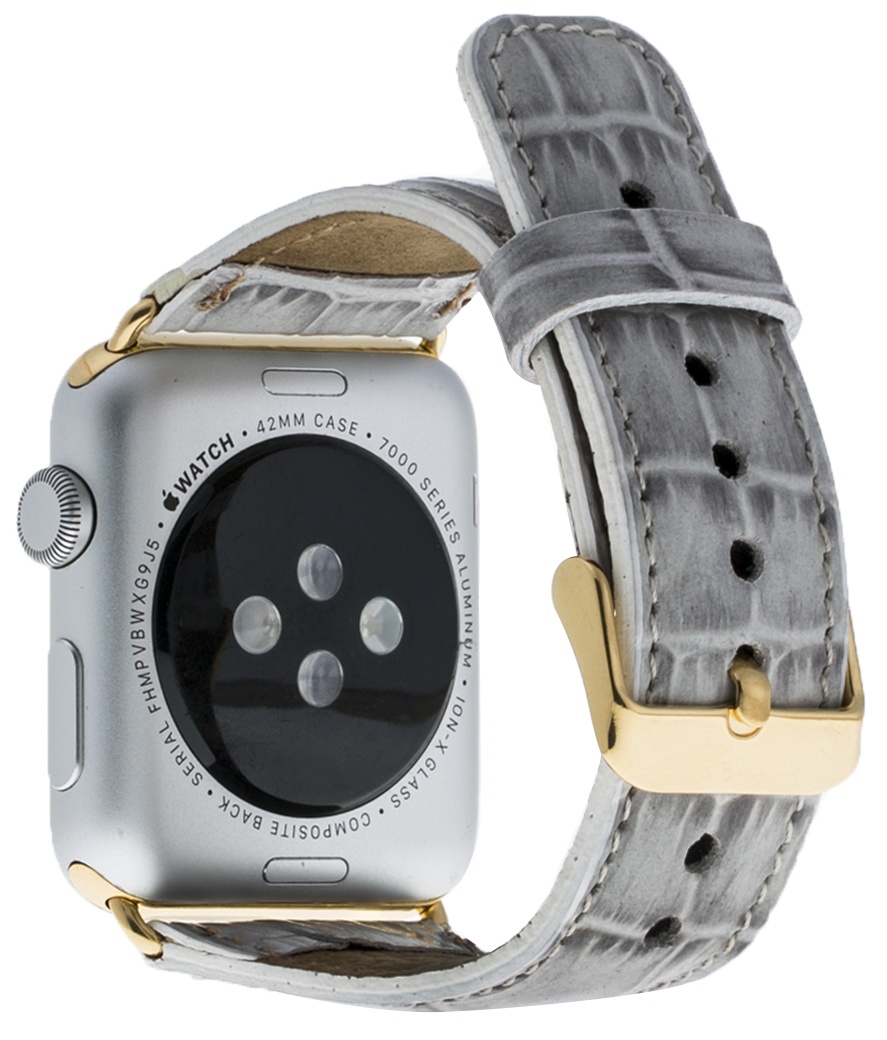 Ремешок для смарт-часов Burkley для Apple Watch 38/40 mm Classic, серый