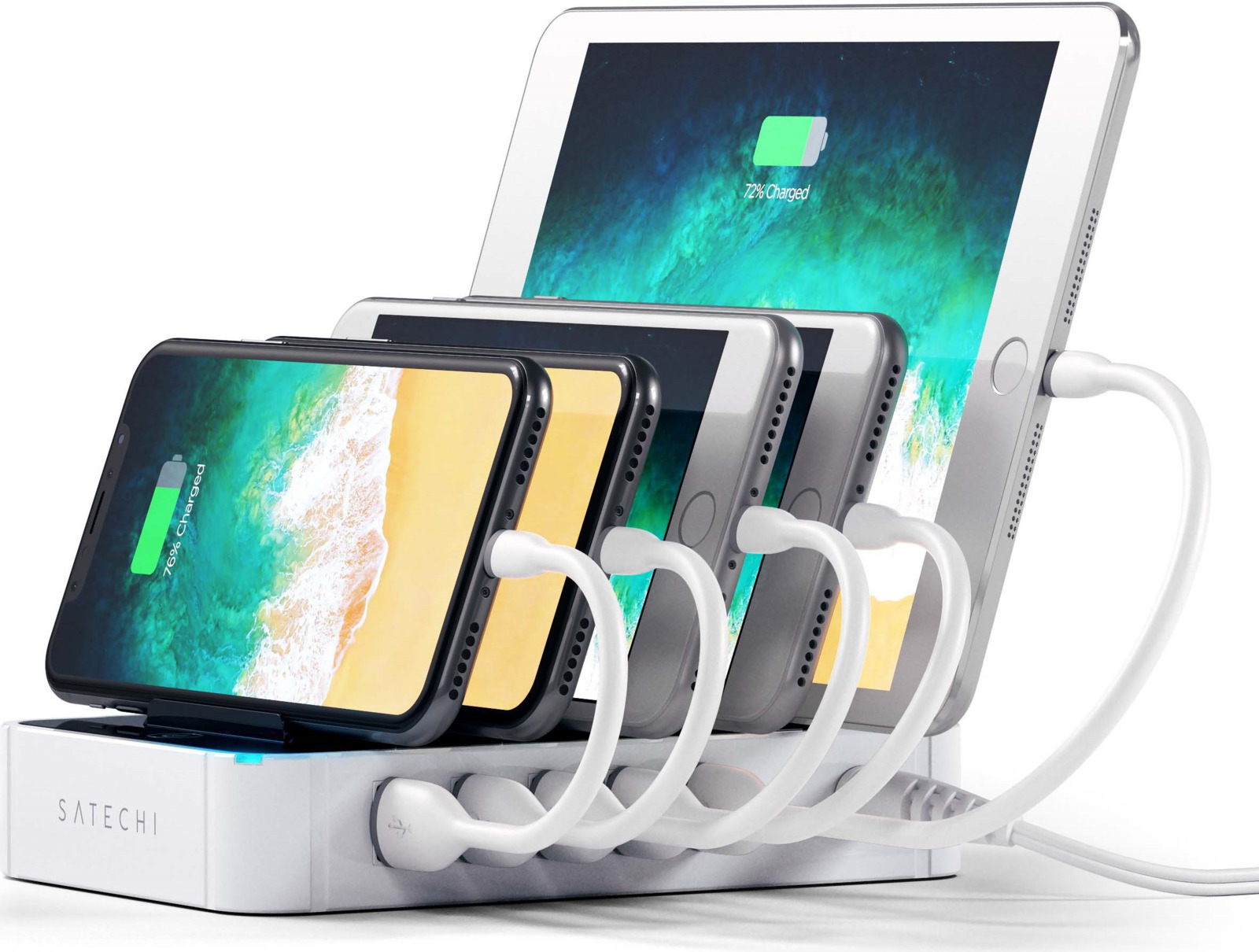 фото Зарядная док-станция Satechi 5-Port USB Charging Station Dock, ST-MCS5W, белый