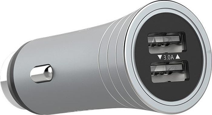 фото Автомобильное зарядное устройство Vouni Soldier Dual USB Car Charger, серый