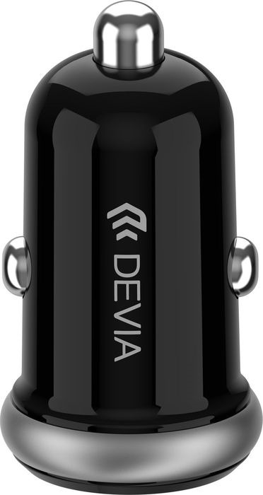 фото Автомобильное зарядное устройство Devia Smart Mini Car charger 2.4А на 2 USB порта, черный