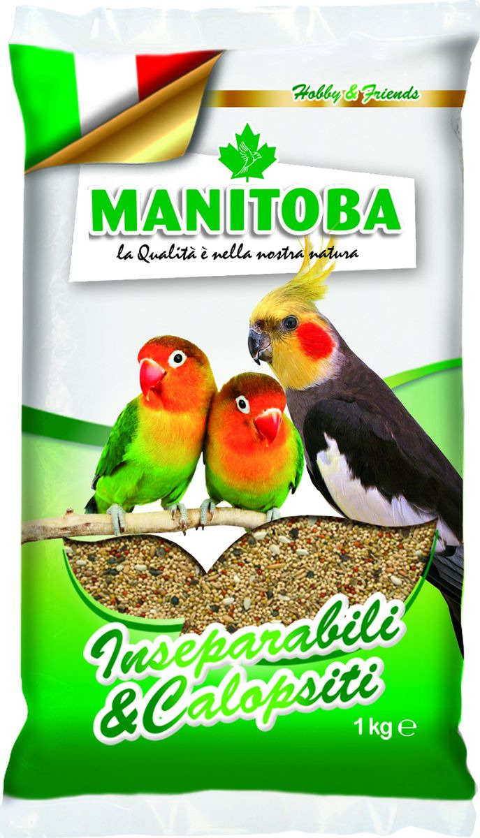фото Корм сухой Manitoba, для средних попугаев, 1 кг