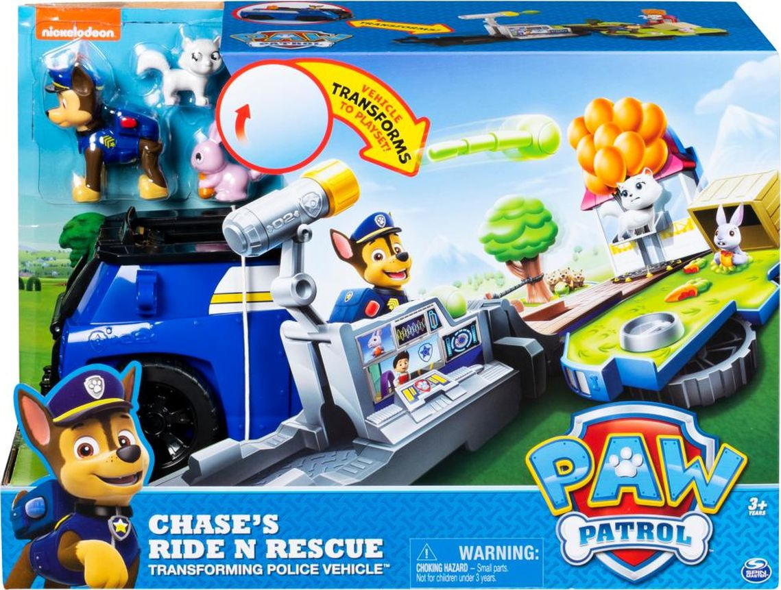 фото Фигурка Paw Patrol Vehicles Спасательная станция Трансформер Чейз, 6046797_20107844