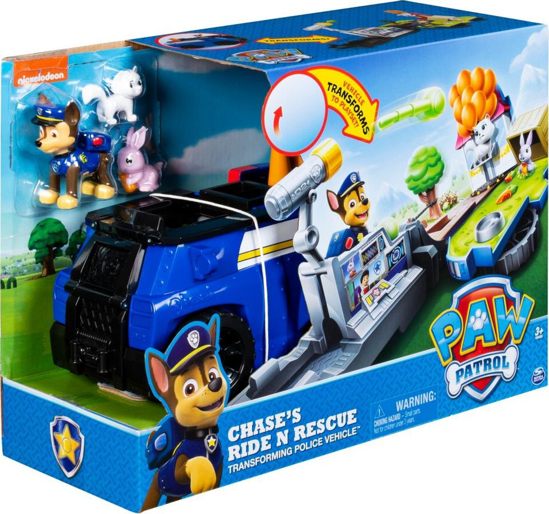 фото Фигурка Paw Patrol Vehicles Спасательная станция Трансформер Чейз, 6046797_20107844